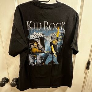 Kid Rock Rebel Soul Tour 2013 Concert T-Shirt Uncle Kracker Back Hit Black L